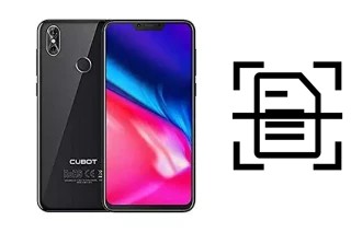 Numériser un document sur un Cubot P20