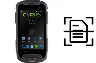 Numériser un document sur un Cyrus CS23