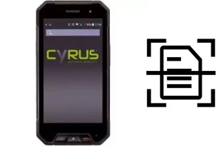 Numériser un document sur un Cyrus CS27