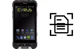 Numériser un document sur un Cyrus CS35