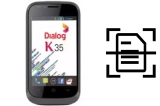 Numériser un document sur un Dialog K35