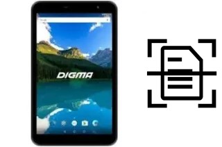 Numériser un document sur un Digma Optima 8019N 4G