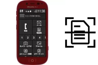 Numériser un document sur un DoCoMo F-06F