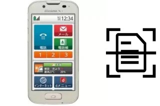 Numériser un document sur un DoCoMo F-08E