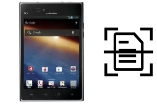Numériser un document sur un DoCoMo L-06D