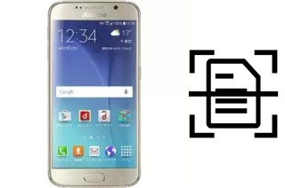 Numériser un document sur un DoCoMo SC-05G