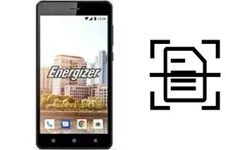 Numériser un document sur un Energizer Energy E401