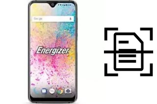 Numériser un document sur un Energizer Ultimate U620S