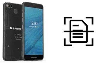 Numériser un document sur un Fairphone 3