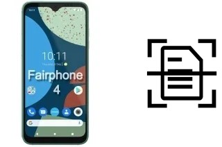 Numériser un document sur un Fairphone 4