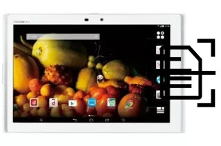 Numériser un document sur un Fujitsu Arrows Tab F-03G