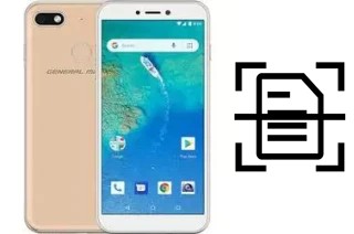 Numériser un document sur un General Mobile GM 9 Go