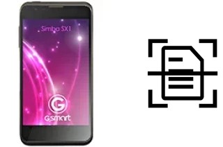 Numériser un document sur un Gigabyte GSmart Simba SX1