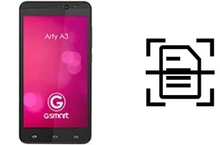 Numériser un document sur un Gigabyte GSmart Arty A3