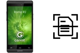 Numériser un document sur un Gigabyte GSmart Roma R2