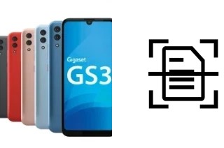 Numériser un document sur un Gigaset GS3