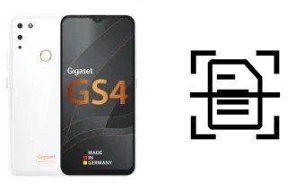 Numériser un document sur un Gigaset GS4