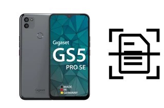 Numériser un document sur un Gigaset GS5 PRO SE