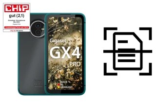 Numériser un document sur un Gigaset GX4 PRO