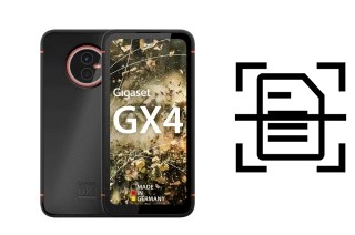 Numériser un document sur un Gigaset GX4