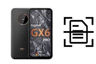 Numériser un document sur un Gigaset GX6 PRO