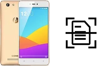 Numériser un document sur un Gionee F103 Pro