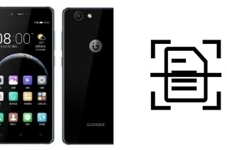 Numériser un document sur un Gionee f106l