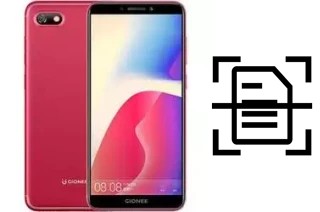 Numériser un document sur un Gionee F205 Pro