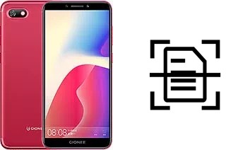 Numériser un document sur un Gionee F205