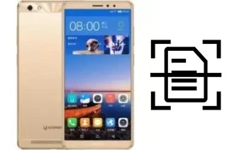 Numériser un document sur un Gionee M7 Mini