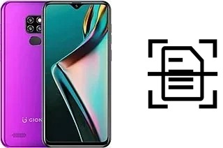 Numériser un document sur un Gionee P12