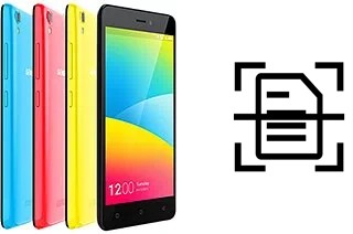 Numériser un document sur un Gionee Pioneer P5W