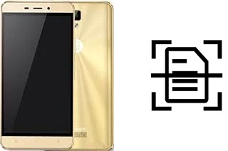 Numériser un document sur un Gionee P7 Max