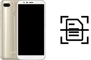 Numériser un document sur un Gionee S11 lite