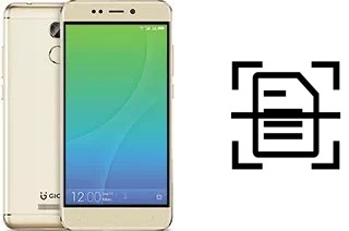 Numériser un document sur un Gionee X1s