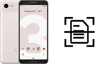 Numériser un document sur un Google Pixel 3