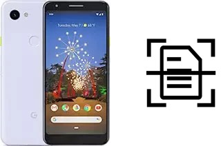 Numériser un document sur un Google Pixel 3a