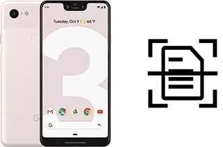 Numériser un document sur un Google Pixel 3 XL