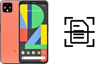 Numériser un document sur un Google Pixel 4 XL