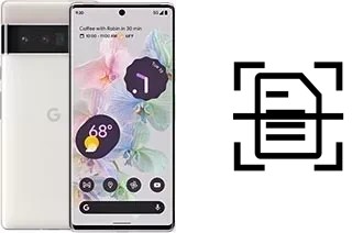Numériser un document sur un Google Pixel 6 Pro
