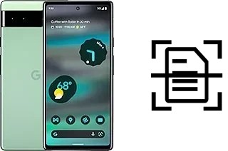 Numériser un document sur un Google Pixel 6a