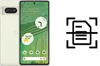 Numériser un document sur un Google Pixel 7