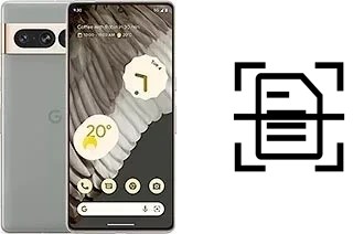 Numériser un document sur un Google Pixel 7 Pro
