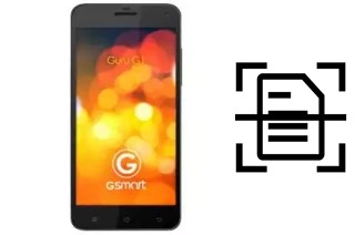 Numériser un document sur un GSmart Guru G1