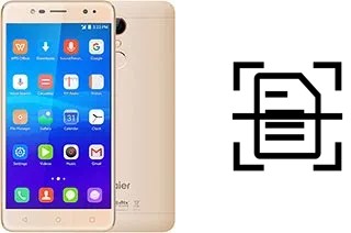 Numériser un document sur un Haier L7