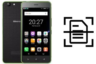 Numériser un document sur un HiSense C30 Lite