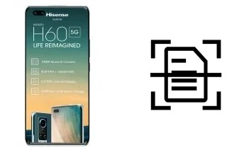 Numériser un document sur un HiSense H60 5G