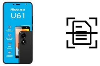 Numériser un document sur un HiSense U61