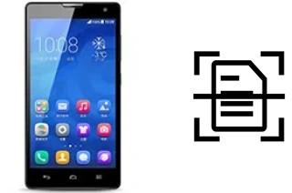 Numériser un document sur un Honor 3C