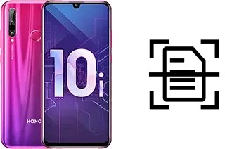 Numériser un document sur un Honor 10i